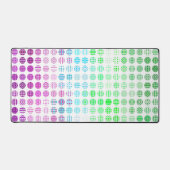 Groovy Eclectische Boho Abstracte Toric Pride Vlag Bureaumat (Voorkant)