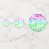 Groovy Eclectische Boho Abstracte Toric Pride Vlag Confetti (Achterkanten)