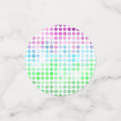 Groovy Eclectische Boho Abstracte Toric Pride Vlag Confetti (Kleine voorkant)