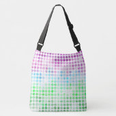 Groovy Eclectische Boho Abstracte Toric Pride Vlag Crossbody Tas (Voorkant)