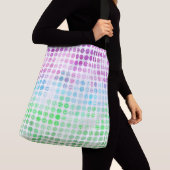 Groovy Eclectische Boho Abstracte Toric Pride Vlag Crossbody Tas (Dichtbij)