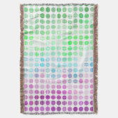 Groovy Eclectische Boho Abstracte Toric Pride Vlag Deken (Voorkant Verticaal)