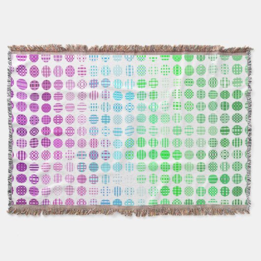 Groovy Eclectische Boho Abstracte Toric Pride Vlag Deken (Voorkant)