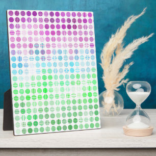 Groovy Eclectische Boho Abstracte Toric Pride Vlag Fotoplaat
