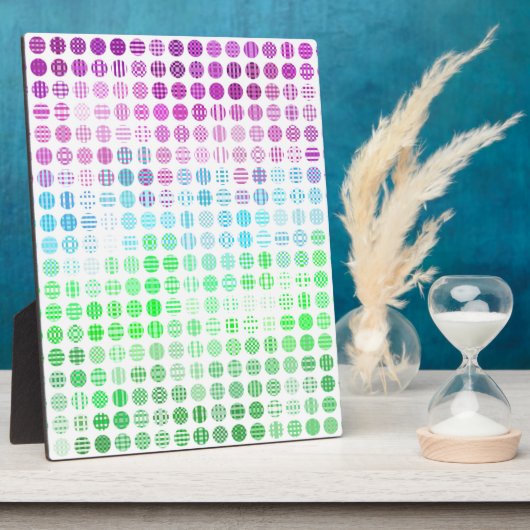 Groovy Eclectische Boho Abstracte Toric Pride Vlag Fotoplaat (Zijkant)