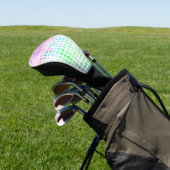 Groovy Eclectische Boho Abstracte Toric Pride Vlag Golfheadcover (Insitu)
