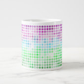 Groovy Eclectische Boho Abstracte Toric Pride Vlag Grote Koffiekop (Voorkant)
