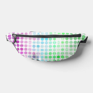 Groovy Eclectische Boho Abstracte Toric Pride Vlag Heuptasje