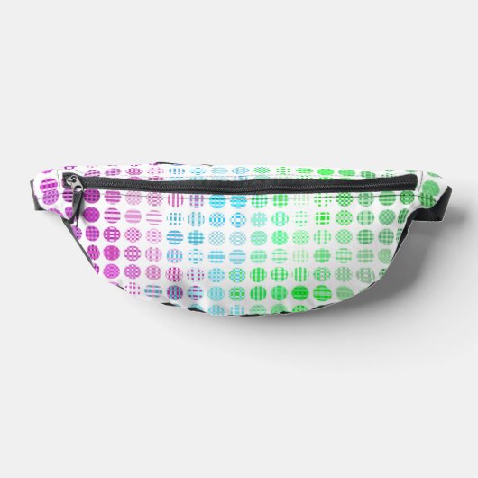 Groovy Eclectische Boho Abstracte Toric Pride Vlag Heuptasje (Liggend)