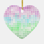 Groovy Eclectische Boho Abstracte Toric Pride Vlag Keramisch Ornament (Voorkant)