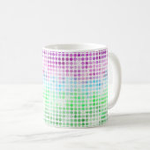 Groovy Eclectische Boho Abstracte Toric Pride Vlag Koffiemok (Voorkant rechts)