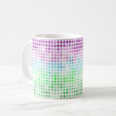 Groovy Eclectische Boho Abstracte Toric Pride Vlag Koffiemok (Voorkant links)