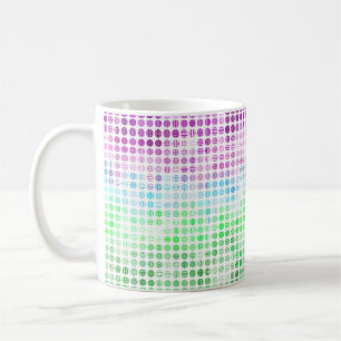 Groovy Eclectische Boho Abstracte Toric Pride Vlag Koffiemok