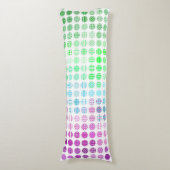 Groovy Eclectische Boho Abstracte Toric Pride Vlag Lichaamskussen (Voorkant Verticaal)