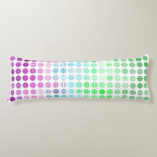 Groovy Eclectische Boho Abstracte Toric Pride Vlag Lichaamskussen