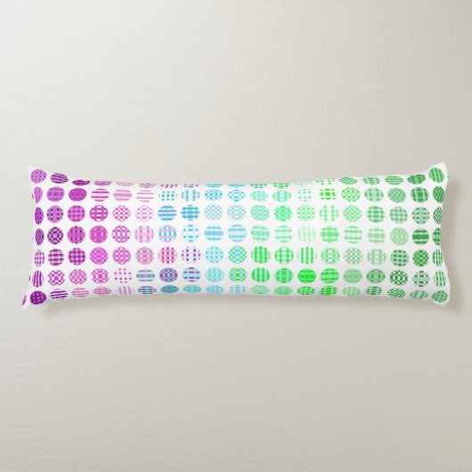Groovy Eclectische Boho Abstracte Toric Pride Vlag Lichaamskussen (Voorkant)
