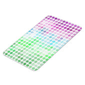 Groovy Eclectische Boho Abstracte Toric Pride Vlag Magneet (Linkerzijde)