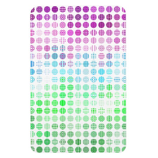 Groovy Eclectische Boho Abstracte Toric Pride Vlag Magneet (Verticaal)