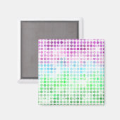 Groovy Eclectische Boho Abstracte Toric Pride Vlag Magneet (Voorkant / Achterkant)