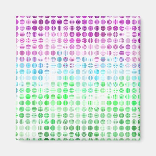 Groovy Eclectische Boho Abstracte Toric Pride Vlag Magneet (Voorkant)
