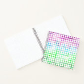 Groovy Eclectische Boho Abstracte Toric Pride Vlag Notitieboek (Binnen)
