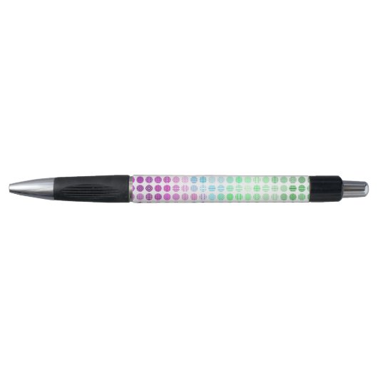 Groovy Eclectische Boho Abstracte Toric Pride Vlag Pen (Voorkant)