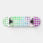 Groovy Eclectische Boho Abstracte Toric Pride Vlag Persoonlijk Skateboard (Horizontaal)