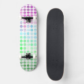 Groovy Eclectische Boho Abstracte Toric Pride Vlag Persoonlijk Skateboard (Voorkant)