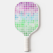 Groovy Eclectische Boho Abstracte Toric Pride Vlag Pickleball Paddle (Voorkant)