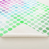 Groovy Eclectische Boho Abstracte Toric Pride Vlag Sherpa Deken (3/4)