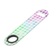 Groovy Eclectische Boho Abstracte Toric Pride Vlag Speed Flessenopener (Voorkant Gekanteld)