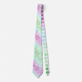 Groovy Eclectische Boho Abstracte Toric Pride Vlag Stropdas (Voorkant)