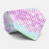 Groovy Eclectische Boho Abstracte Toric Pride Vlag Stropdas (Opgerold)
