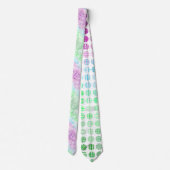 Groovy Eclectische Boho Abstracte Toric Pride Vlag Stropdas (Achterkant)