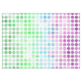 Groovy Eclectische Boho Abstracte Toric Pride Vlag Tafelkleed (Voorkant (Horizontaal))