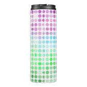 Groovy Eclectische Boho Abstracte Toric Pride Vlag Thermosbeker (Achterkant)