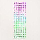 Groovy Eclectische Boho Abstracte Toric Pride Vlag Yogamat (Voorkant)