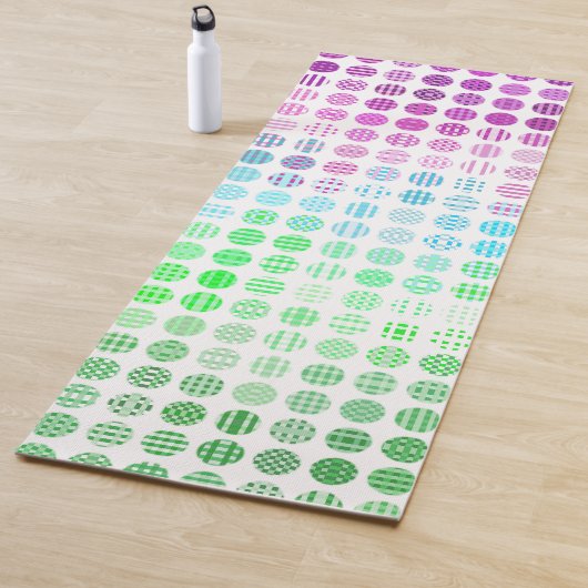 Groovy Eclectische Boho Abstracte Toric Pride Vlag Yogamat (In situ)