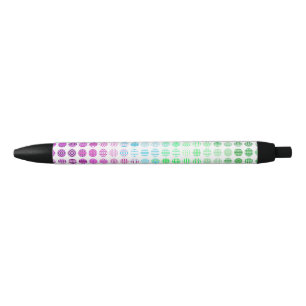Groovy Eclectische Boho Abstracte Toric Pride Vlag Zwarte Inkt Pen