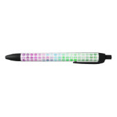 Groovy Eclectische Boho Abstracte Toric Pride Vlag Zwarte Inkt Pen (Bodem)