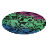 Groovy Eclectische Retro Trippy Polyseksuele Pride Snijplank (Hoek)