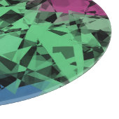 Groovy Eclectische Retro Trippy Polyseksuele Pride Snijplank (Hoek)