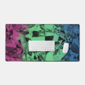 Groovy Eclectische Retro Trippy Polysexual Pride V Bureaumat (Keyboard & Muis)