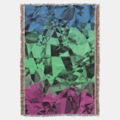 Groovy Eclectische Retro Trippy Polysexual Pride V Deken (Voorkant Verticaal)