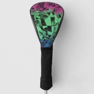 Groovy Eclectische Retro Trippy Polysexual Pride V Golfheadcover