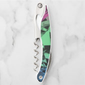 Groovy Eclectische Retro Trippy Polysexual Pride V Kurkentrekker (Voorkant)