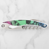 Groovy Eclectische Retro Trippy Polysexual Pride V Kurkentrekker (Voorkant)