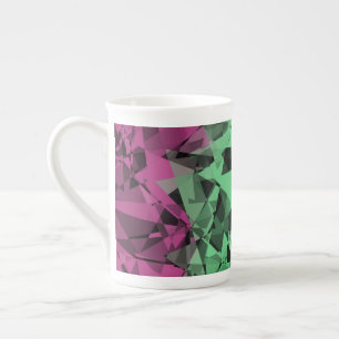 Groovy Eclectische Retro Trippy Polysexual Pride V Porselein Kop