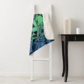 Groovy Eclectische Retro Trippy Polysexual Pride V Sherpa Deken (In situ)