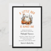 Groovy Een beetje Boo Halloween Baby shower Kaart (Voorkant)